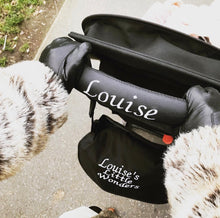 Load image into Gallery viewer, Custom embroidered Babyzen YOYO handle bar cover with name