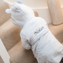 Load image into Gallery viewer, Personalised Fleece Robe - Blue