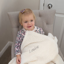 Load image into Gallery viewer, Personalised Blanket - Cream