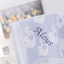 Load image into Gallery viewer, Personalised Blanket Elephant - Grey