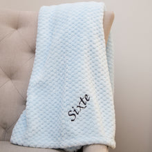 Load image into Gallery viewer, New Baby Boy Gifts Personalised Blanket