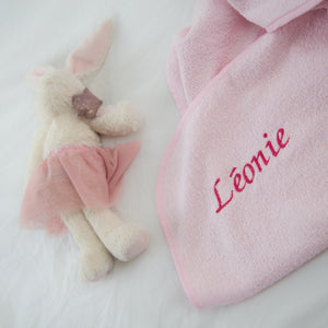 Personalised Hooded Towel - Pink