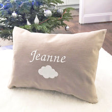 Load image into Gallery viewer, Personalised Handmade Baby Pillow/Cushion