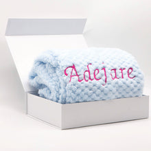 Load image into Gallery viewer, Personalised Blanket - Blue