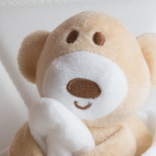 Load image into Gallery viewer, Personalised Comforter Teddy Bear - White &amp; Beige
