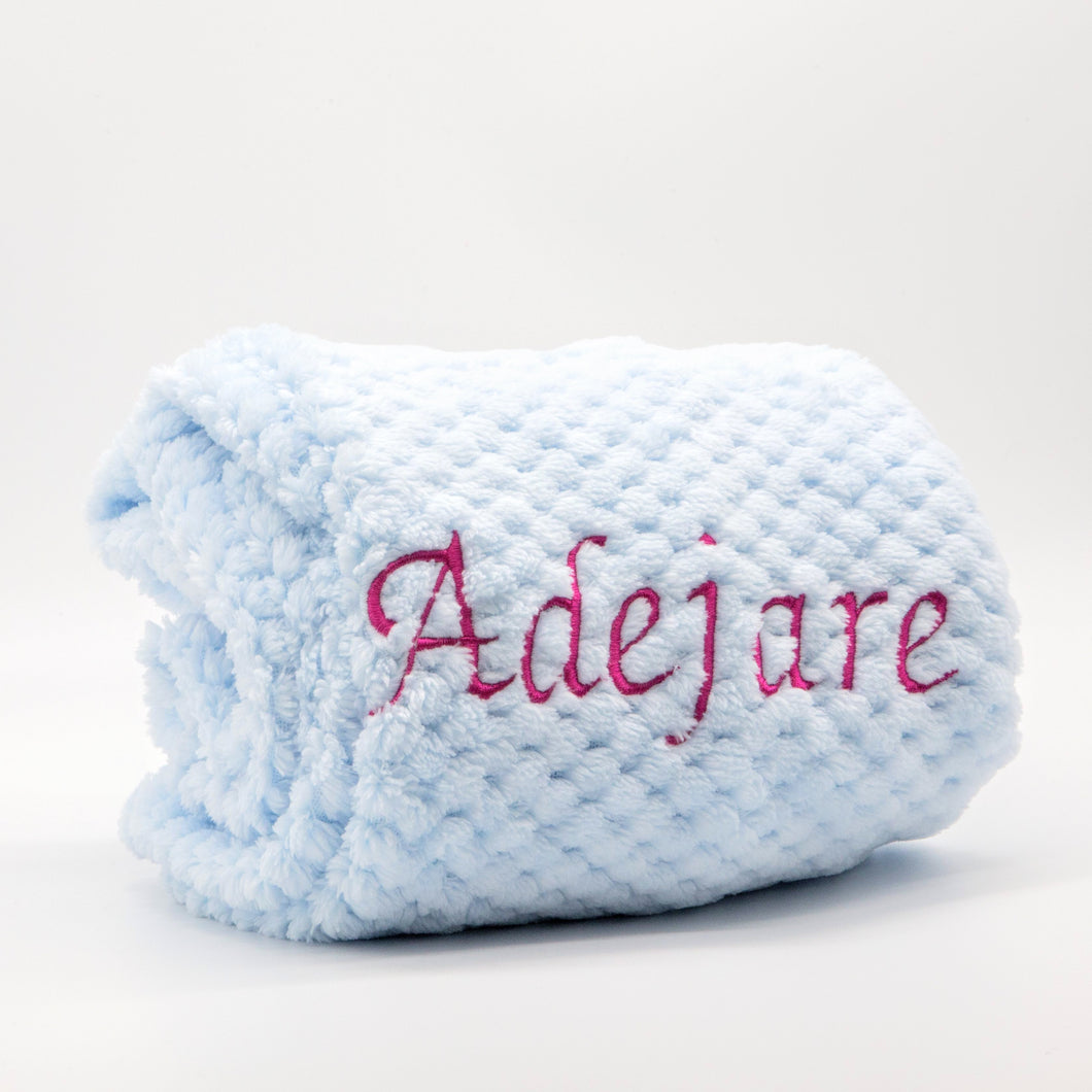 Personalised Blanket - Blue